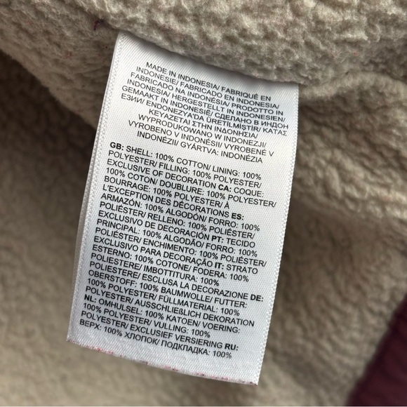 The North Face Women’s Campshire Fleece Lined Long Sleeve Red+Blk Plaid Shacket - Picture 10 of 13